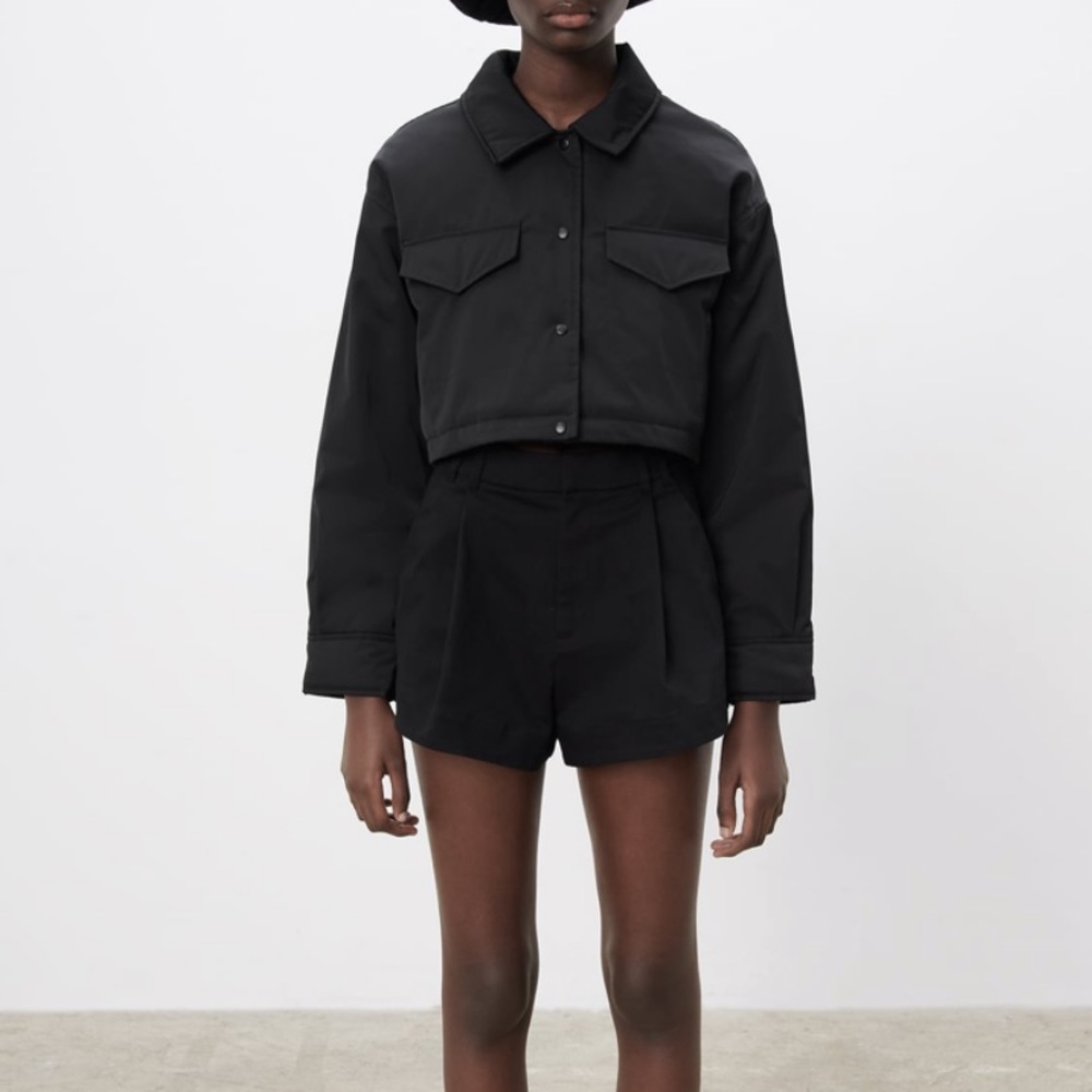 Cropped padded Zara jacket